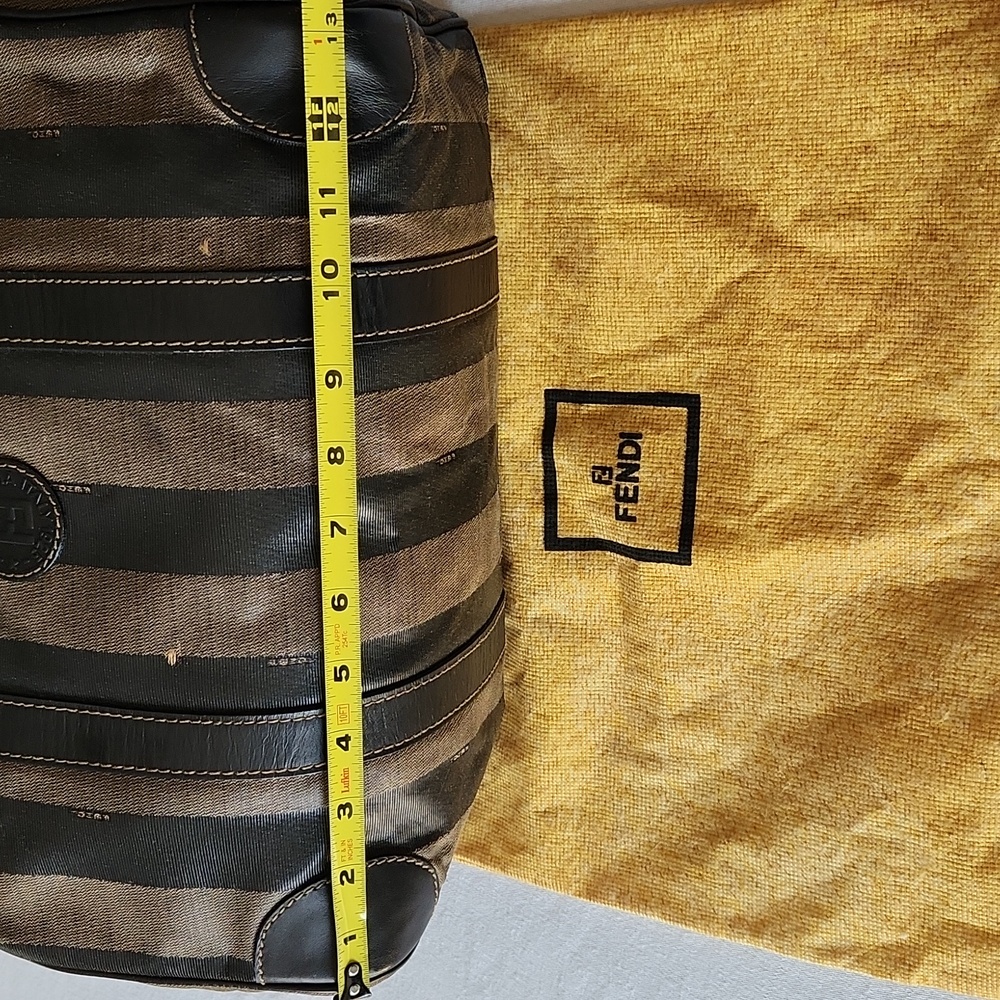 FENDI Pequin Boston Bag w/COA & dustbag - Picture 15 of 16